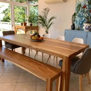 10 Seater Kiaat Dining Table