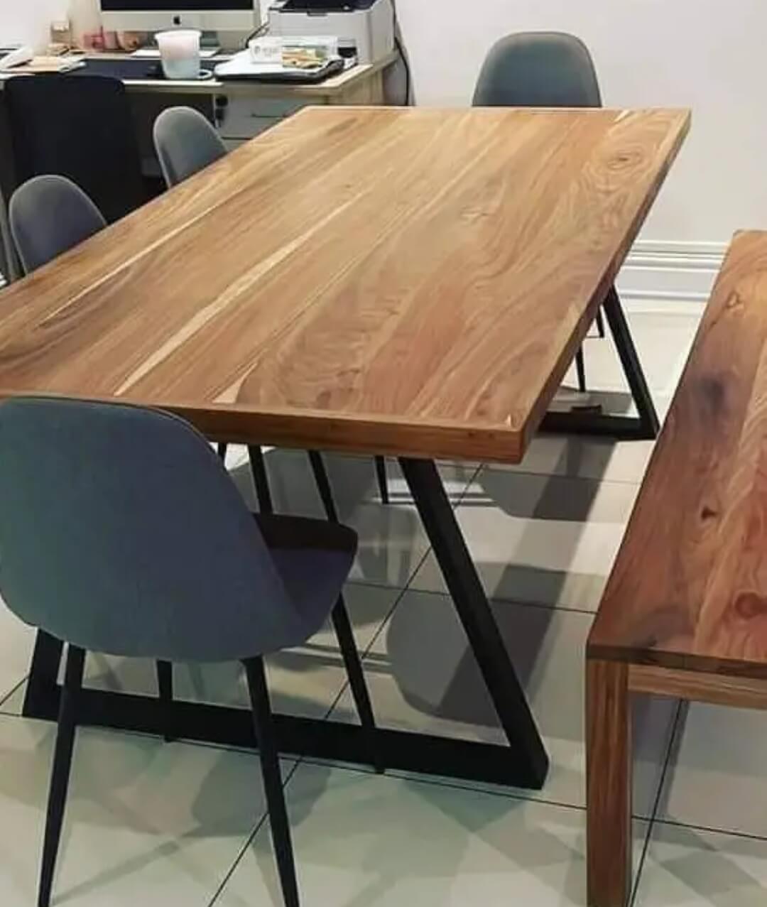 10 Seater Kiaat Dining Table