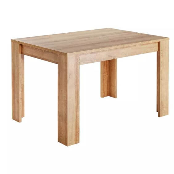 6 Seater Dining Table Oak