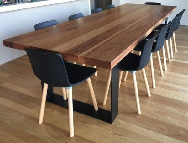 8 Seater Kiaat Dining Table Long